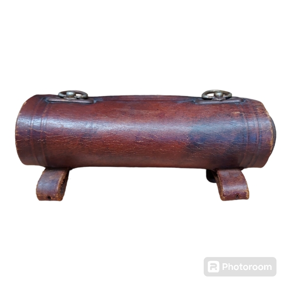 Antique Leather Bicycle Tool Bag - Picture 5 of 8